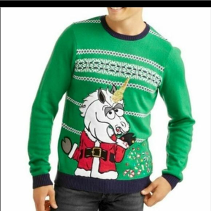 Jolly Sweater Unicorn Candy Christmas‎ Sweat